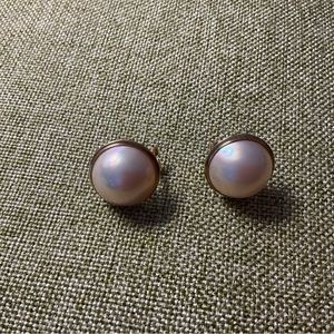Mobe pearl earrings